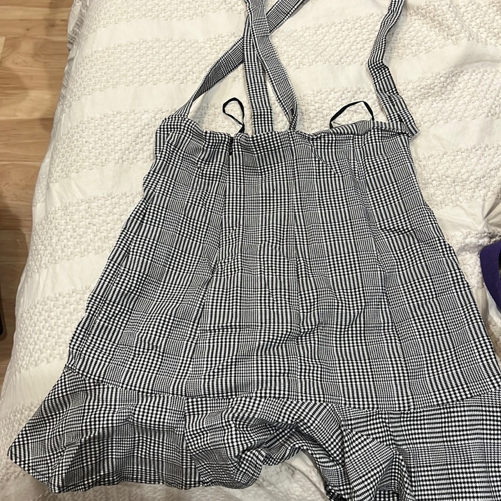 Black and white dress